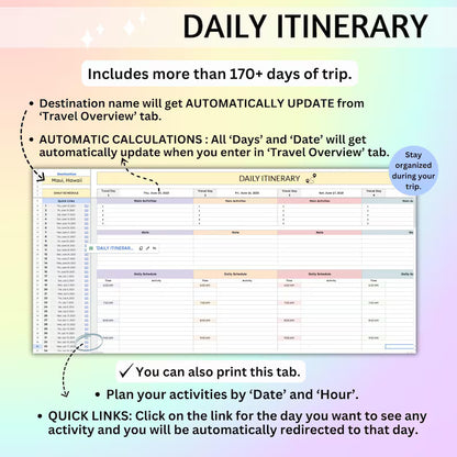 Official Travel Planner (ALL currencies)